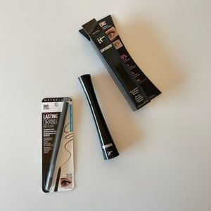 It Cosmetics ‘Super Black’ Mascara + ‘Jet Black’ Maybelline Matte Eye Pencil Lot